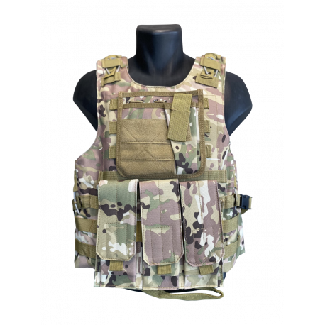 TACTICAL - Gilet Tactique avec poches - OD