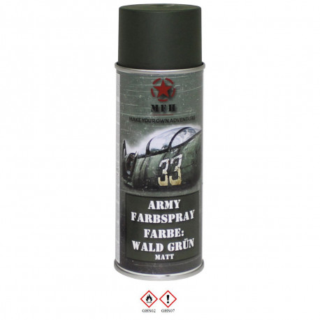 MFH - Bombe peinture mate pour répliques 400ml NVA VERT