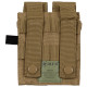 Poche porte-chargeur double MOLLE PA Tan MFH