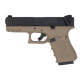 WE - Réplique Pistolet Airsoft G23 MK4 Gaz GBB - NOIR/TAN