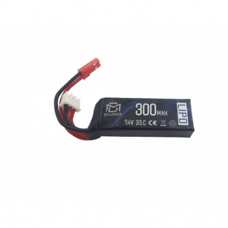 BLUE MAX - Batterie Lipo 300mAh 7,4V pour HPA BLUE MAX - Batterie Lipo 300mAh 7,4V pour HPA