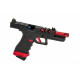 VORSK - Réplique Pistolet Airsoft EU17 VENTED GBB gaz - ROUGE MATCH