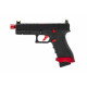 VORSK - Réplique Pistolet Airsoft EU17 VENTED GBB gaz - ROUGE MATCH