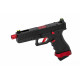 VORSK - Réplique Pistolet Airsoft EU17 VENTED GBB gaz - ROUGE MATCH