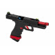 VORSK - Réplique Pistolet Airsoft EU17 VENTED GBB gaz - ROUGE MATCH