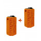 Pack Grenade Airsoft gaz à impact Storm Apocalypse Orange x2