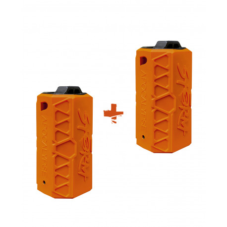 Pack Grenade Airsoft gaz à impact Storm Apocalypse Orange x2