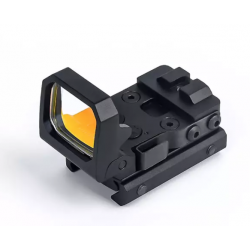 AIMO - Mini viseur point rouge FLIP DOT rabattable - NOIR