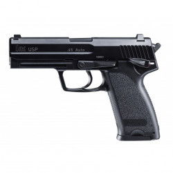 H&K - Réplique Pistolet Airsoft USP 45 GBB Gaz - NOIR