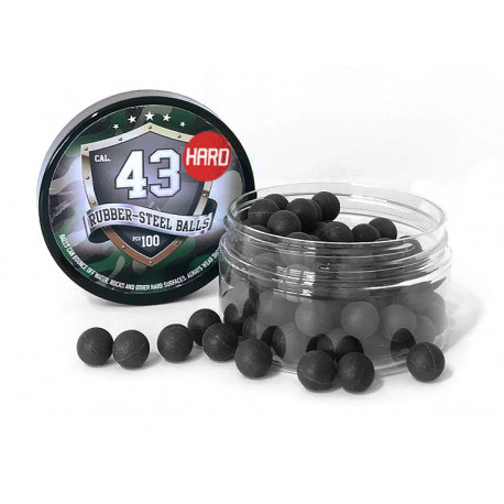 Billes en CAOUTCHOUC Calibre 43 - 100 Billes Billes en CAOUTCHOUC Calibre 43 - 100 Billes