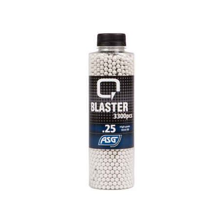 Q-BLASTER - Bouteille de 3300 billes 0,20gr