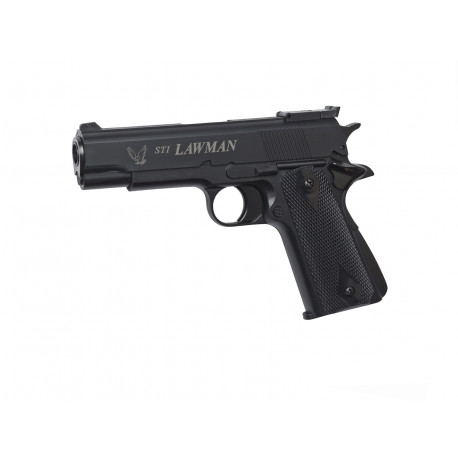 ASG - Réplique Airsoft STI LAWMAN GNB Gaz - NOIR ASG - Réplique Airsoft STI LAWMAN GNB Gaz - NOIR