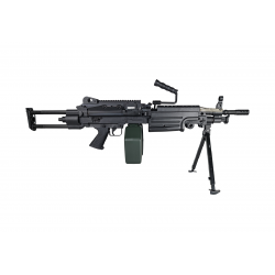 FN HERSTAL - Réplique de soutien Airsoft FN M249-PARA 1,5 joule - NOIR
