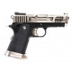 WE - Réplique Pistolet Airsoft Hi-capa 3.8 FORCE GBB gaz - 1 joule - CHROME