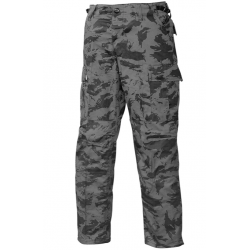 COMMANDO - Pantalon BDU Army Cargo - Night camo