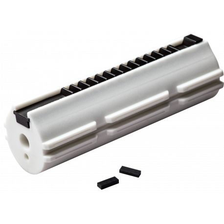 FPS SOFTAIR - Piston pour répliques de airsoft avec corps en technopolymère et toutes les dents en métal FPS SOFTAIR - Piston pour répliques de airsoft avec corps en technopolymère et toutes les dents en métal
