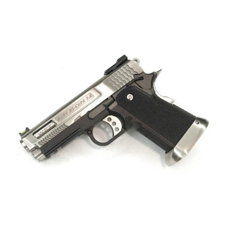 WE - Réplique Pistolet Airsoft Hi-capa 3.8 Deinonychus GBB gaz - 1 joule - NOIR WE - Réplique Pistolet Airsoft Hi-capa 3.8 Deinonychus GBB gaz - 1 joule - NOIR