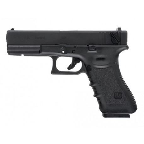 WE - Réplique Pistolet Airsoft G18C Gen  GBB Gaz - semi/ful3l auto - NOIR