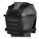 LANCER TACTICAL - Gilet léger Plate carrier - NOIR