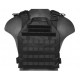 LANCER TACTICAL - Gilet léger Plate carrier - NOIR