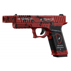 AW CUSTOM - Réplique Pistolet Airsoft VX7102 DEADPOOL GBB Gaz