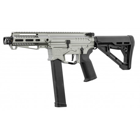 ZION ARMS - Réplique Airsoft PW9 avec Garde main court - SILVER