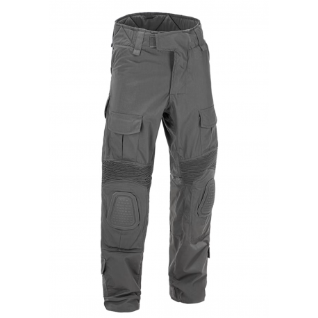 Pantalon Predator coupe G2 avec inserts aux genoux - Gris - Invader Gear