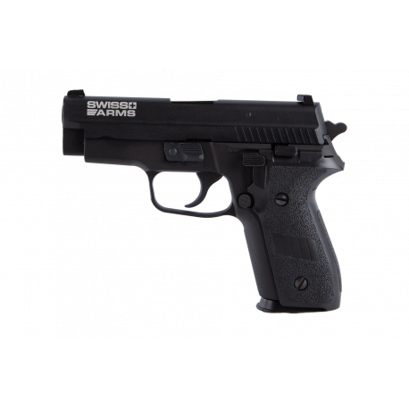 SWISS ARMS - Réplique Pistolet Airsoft SA Navy Pistol .40 GBB Gaz - NOIR