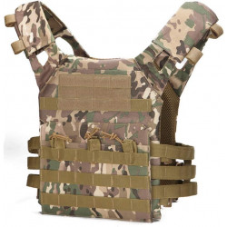 GFC TACTICAL - Gilet Tactique JUMP plate carrier - TAN