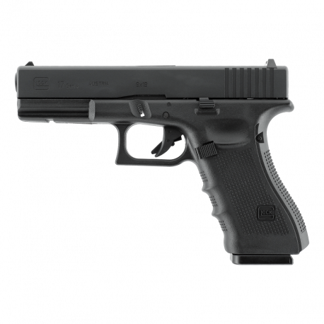 GLOCK - Réplique Pistolet Airsoft Glock 17 GEN4 culasse métal GBB Co2 - 1,2 joule - NOIR