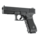 GLOCK - Réplique Pistolet Airsoft Glock 17 GEN4 culasse métal GBB Gaz - 1joule - NOIR