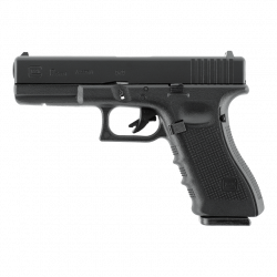 GLOCK - Réplique Pistolet Airsoft Glock 17 GEN4 GBB Gaz - 1joule - NOIR