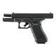 GLOCK - Réplique Pistolet Airsoft Glock 17 GEN4 culasse métal GBB Gaz - 1joule - NOIR
