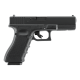 GLOCK - Réplique Pistolet Airsoft Glock 17 GEN4 culasse métal GBB Gaz - 1joule - NOIR