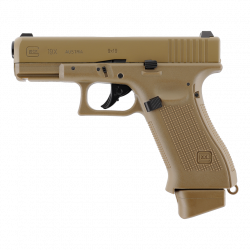 GLOCK - Réplique Pistolet Airsoft Glock 19X GBB Co2 - 1,6 joule - TAN