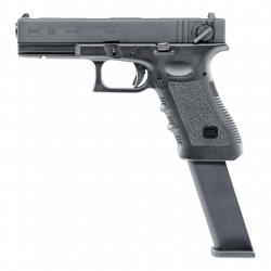 GLOCK - Réplique Pistolet Airsoft Glock 18C GBB Gaz Full auto - 1joule - NOIR