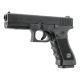 GLOCK - Réplique Pistolet Airsoft Glock 17 GBB Gaz culasse acier CNC - 1joule - NOIR