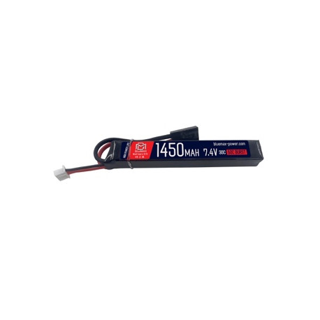 BLUE MAX - Batterie Lipo 7,4V 1450mAh 30C BLUE MAX - Batterie Lipo 7,4V 1450mAh 30C