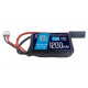 BLUE MAX - Batterie Lipo 7,4V 1200mAh 20C