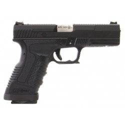 WE - Réplique Pistolet Airsoft GP1799 T5 GBB Gaz - 0,9 joule - NOIR/SILVER/NOIR