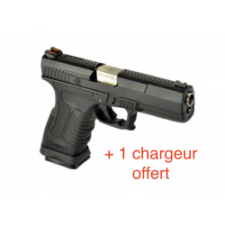 WE - Pack Réplique Pistolet Airsoft GP1799 T1 GBB Gaz + 1 chargeur offert