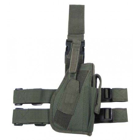 Holster de cuisse droitier olive