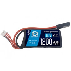 BLUE MAX - Batterie Lipo 11,1V 1200mAh 20C