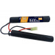 BLUE MAX - Batterie NiMH 9,6V 1600mAh mini tamya