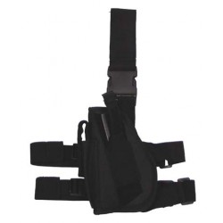 Drop leg holster for left-hander, black