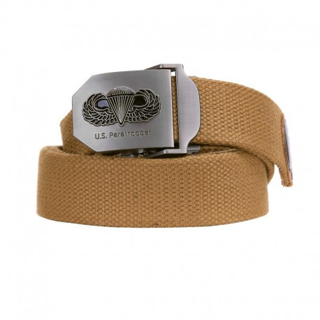 101 INC - Ceinture en tissus style 11 U.S. Paratrooper - COYOTE