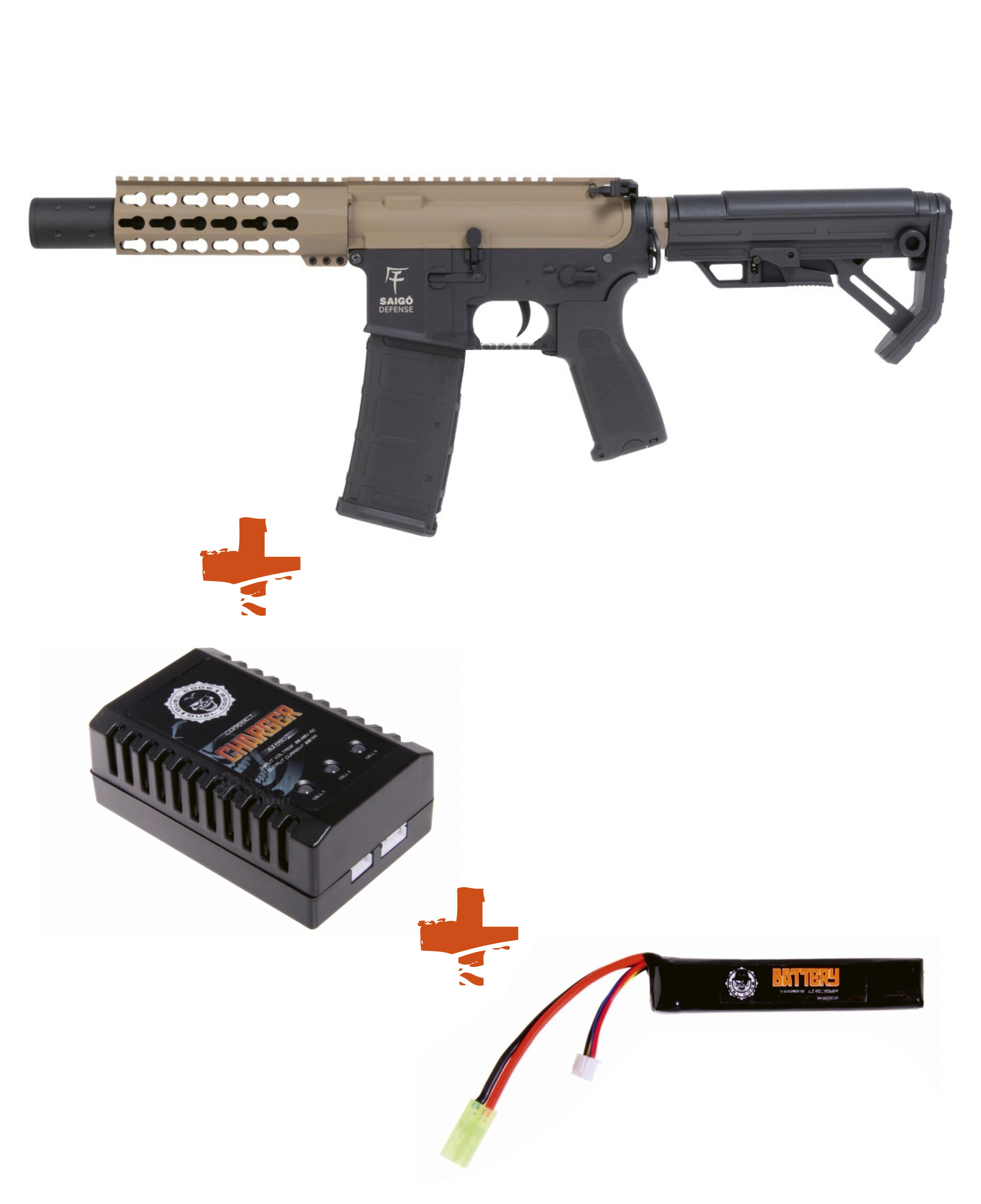 Poignée Pliable Pour Réplique Airsoft AK - Compatible Rails 20mm, Polymère Haute Résistance, Couleur Tan - Accessoire CYMA - 8