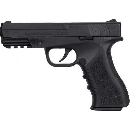 LANCER TACTICAL - Réplique Pistolet Airsoft LTX-3 GBB Co2 - NOIR