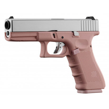 NUPROL - Réplique Pistolet Airsoft RAVEN EU17 GBB Gaz - NOIR/ROSE