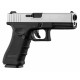 NUPROL - Réplique Pistolet Airsoft RAVEN EU17 GBB Gaz - SILVER/NOIR